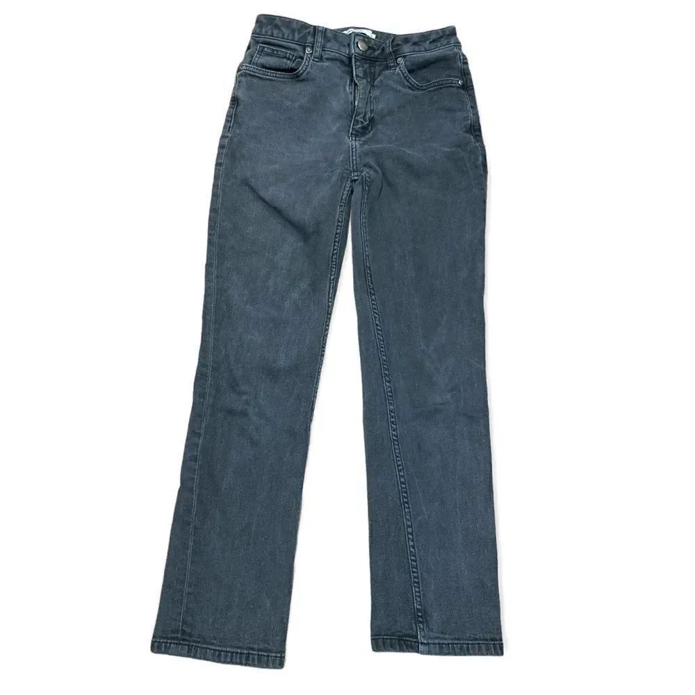 Elizabeth and James the vintage straight faded black jeans size 6